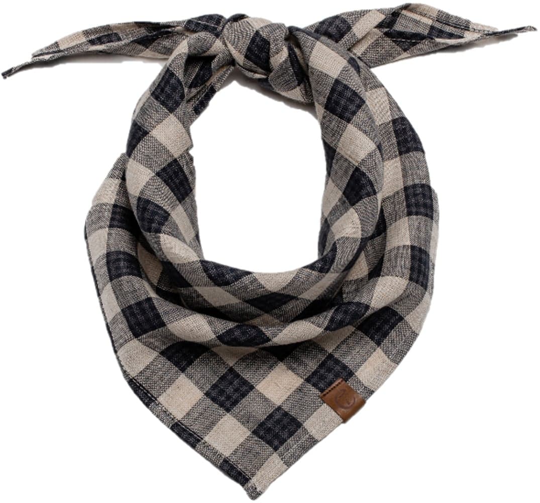 Bandana Check M Blå, view: 0
