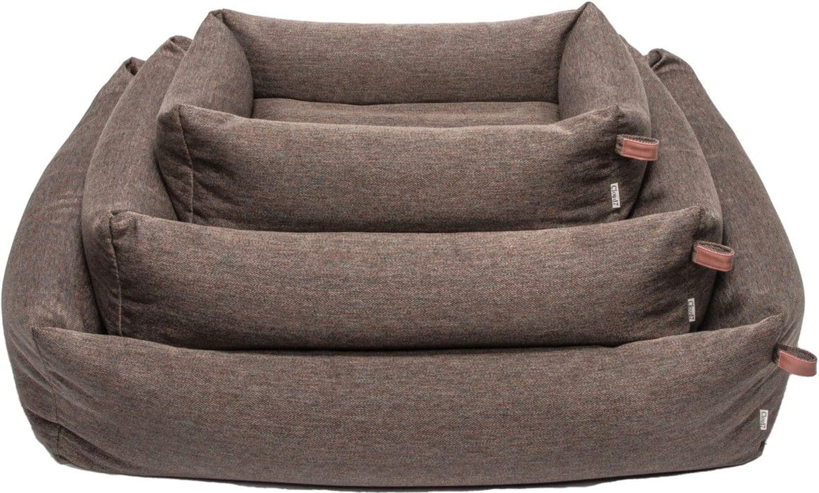 Sleepy Dog Bed M Herringbone Brown, view: 1