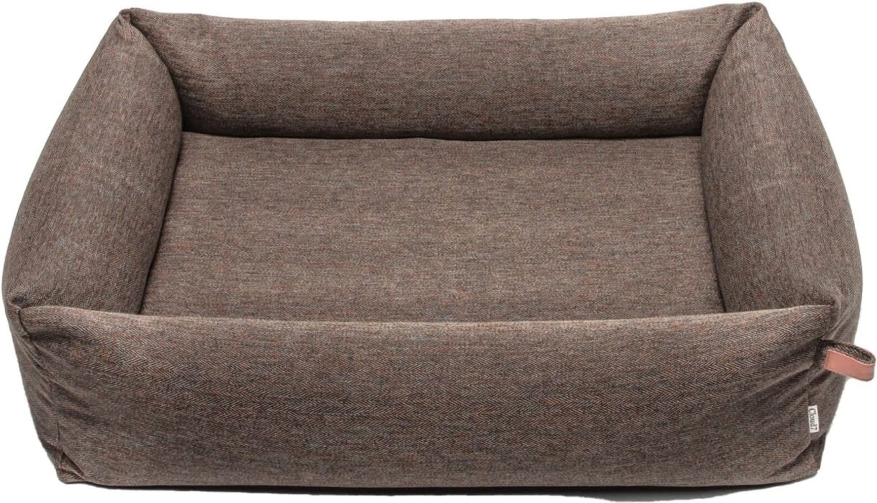 Sleepy Dog Bed S Herringbone Brown, view: 0