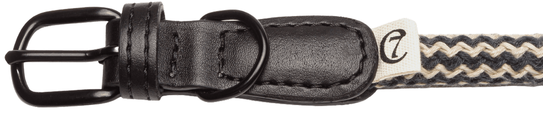 Collar Mauerpark XS-XL Zick Zack Black, view: 3