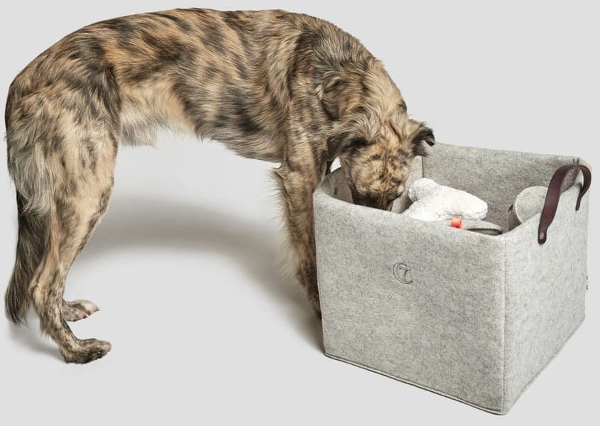 Förvaringskorg Filt Natur, view: 3