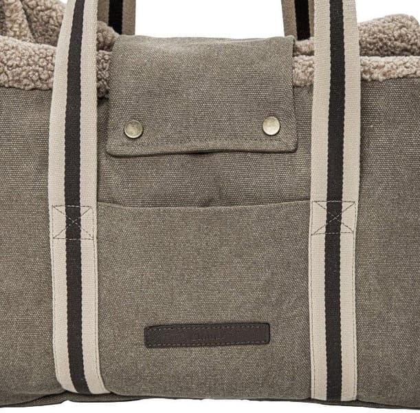 Hundväska Lucca Canvas M Sand, view: 1