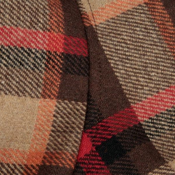 Dog Rain Coat Glasgow size 6-8 Plaid Orange, view: 3