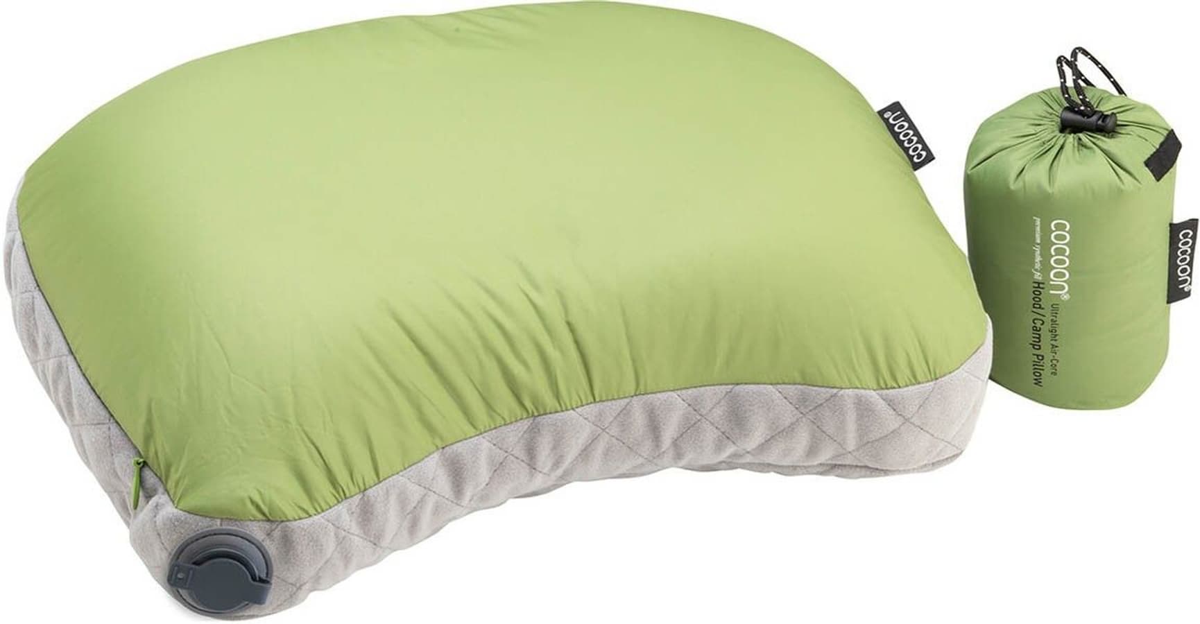 Air Core Pillow Hood/Camp UL Wasabi/Grey, view: 0