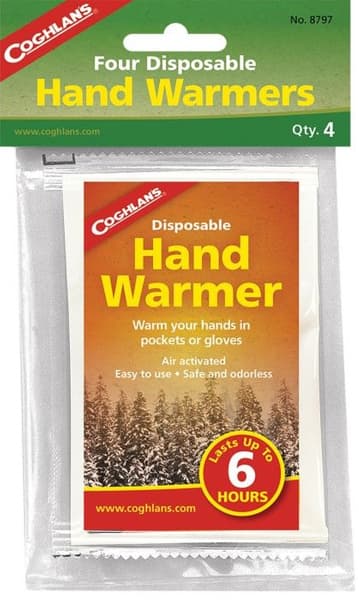 Coghlans Disposable Hand Warmers 4-Pack, view: 0