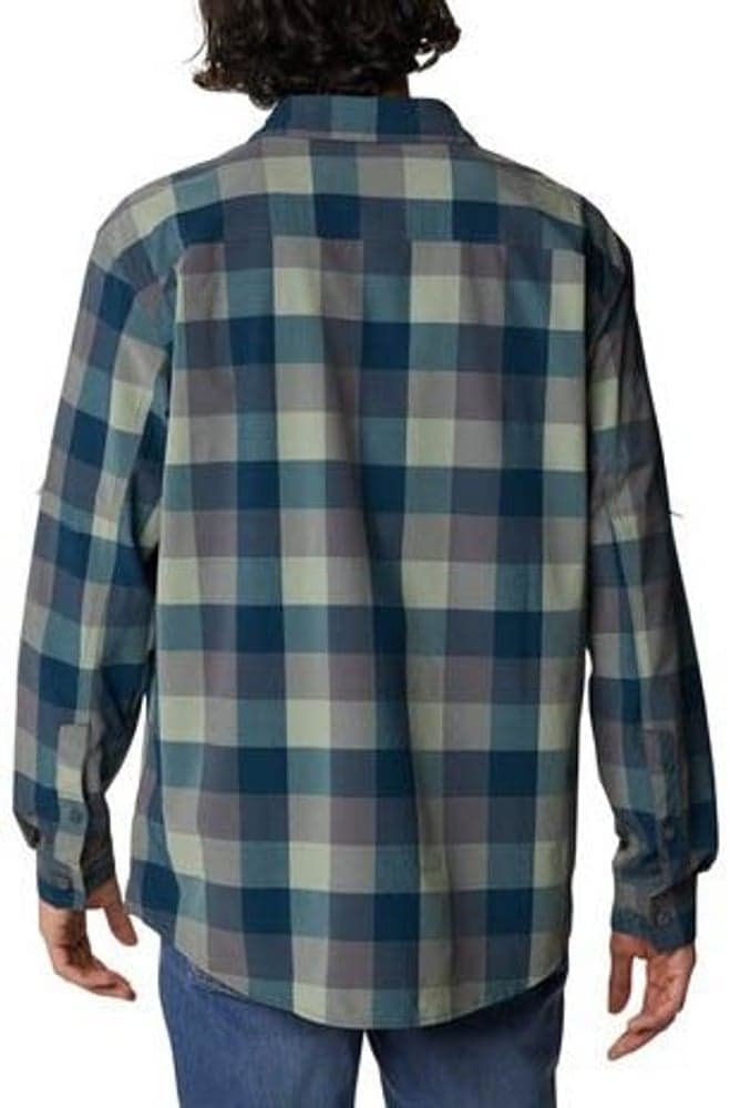 M's Triple LS Shirt Grid Grid Buffalo/City Grey, view: 1