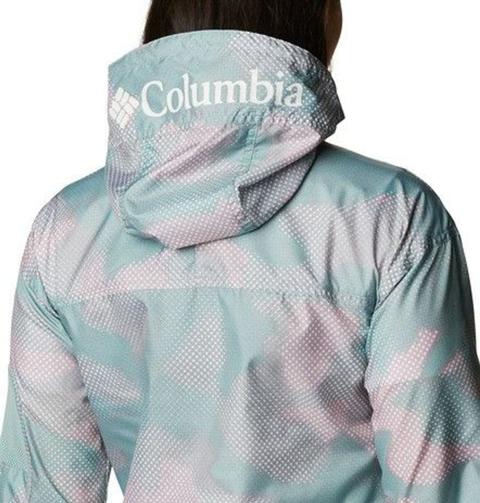 W's Challenger Windbreaker Aqua Tone Camo Spotted Print, view: 3