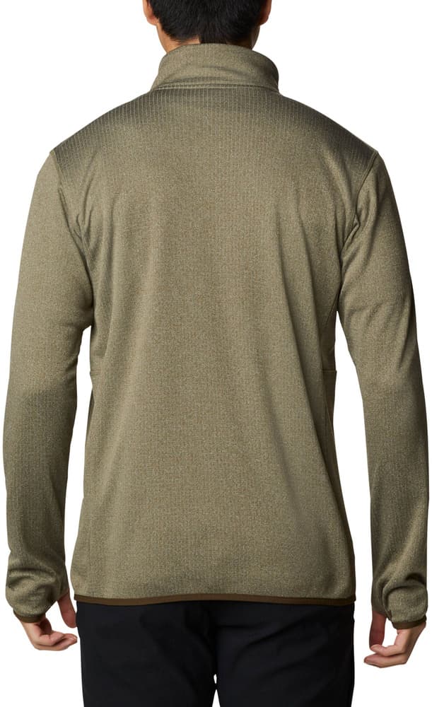 M's Park View Fleece Full Zip Heather Stone Green, view: 1