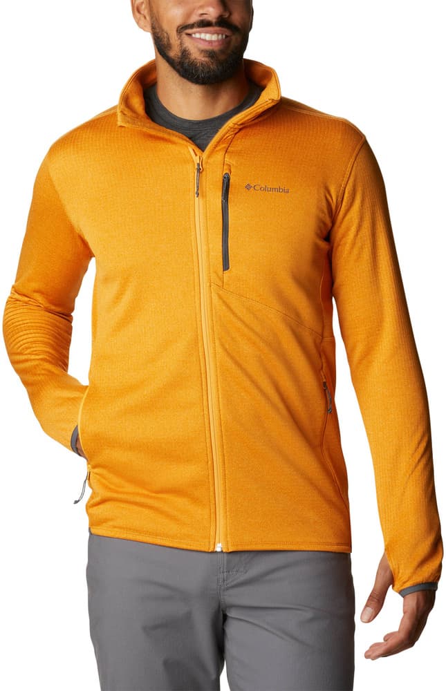 M's Park View Fleece Full Zip Mango Heather, view: 0