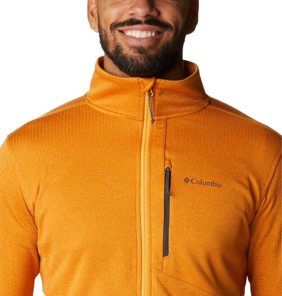 M's Park View Fleece Full Zip Mango Heather, view: 4