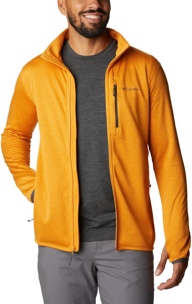M's Park View Fleece Full Zip Mango Heather, view: 2