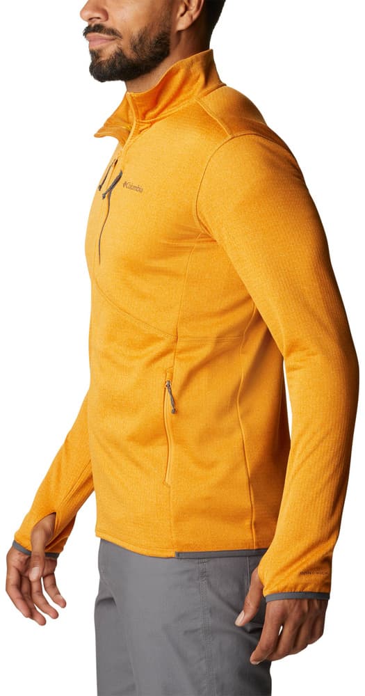 M's Park View Fleece Full Zip Mango Heather, view: 3