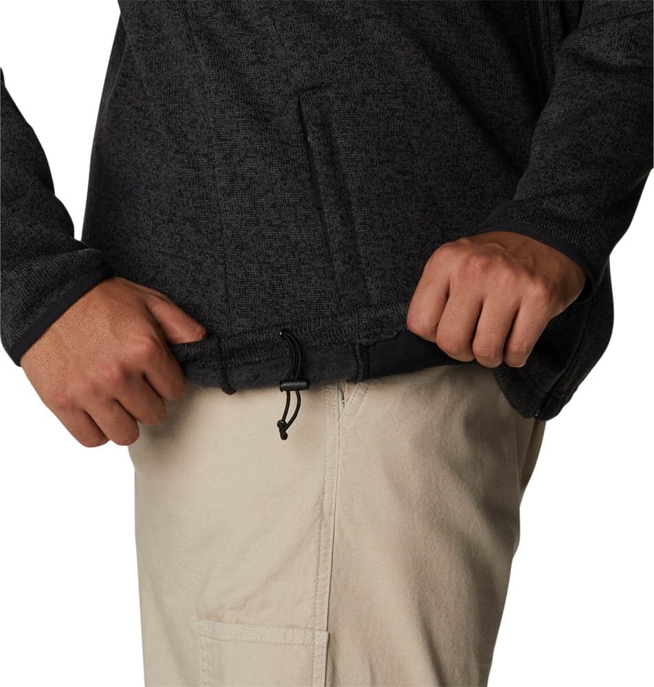 M's Sweater Weather Full Zip Heather Black, view: 5