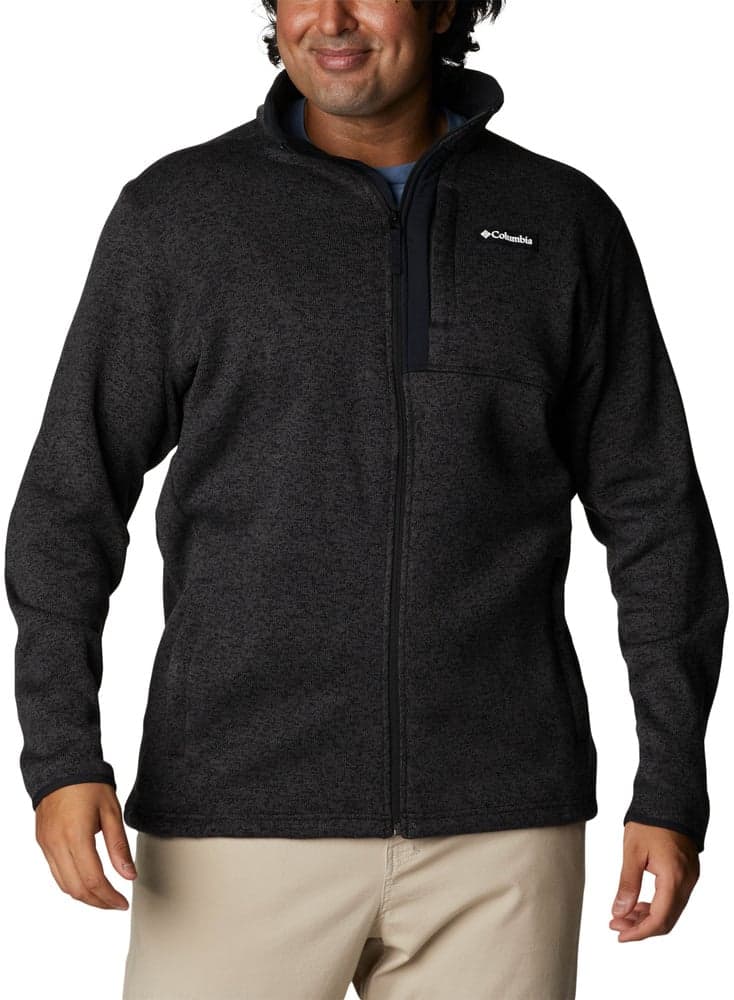 M's Sweater Weather Full Zip Heather Black, view: 0