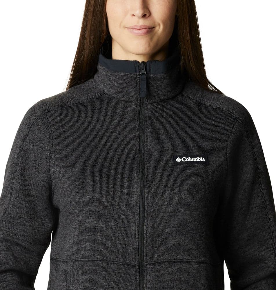 W's Sweater Weather Full Zip Heather/Black, view: 4