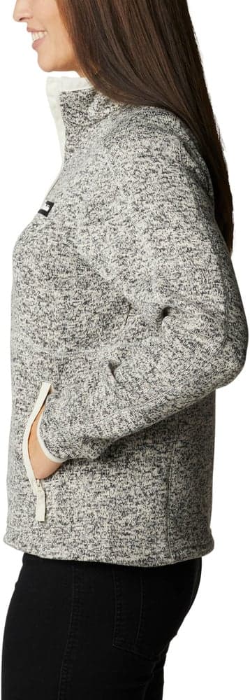W's Sweater Weather Full Zip Chalk Heather, view: 2