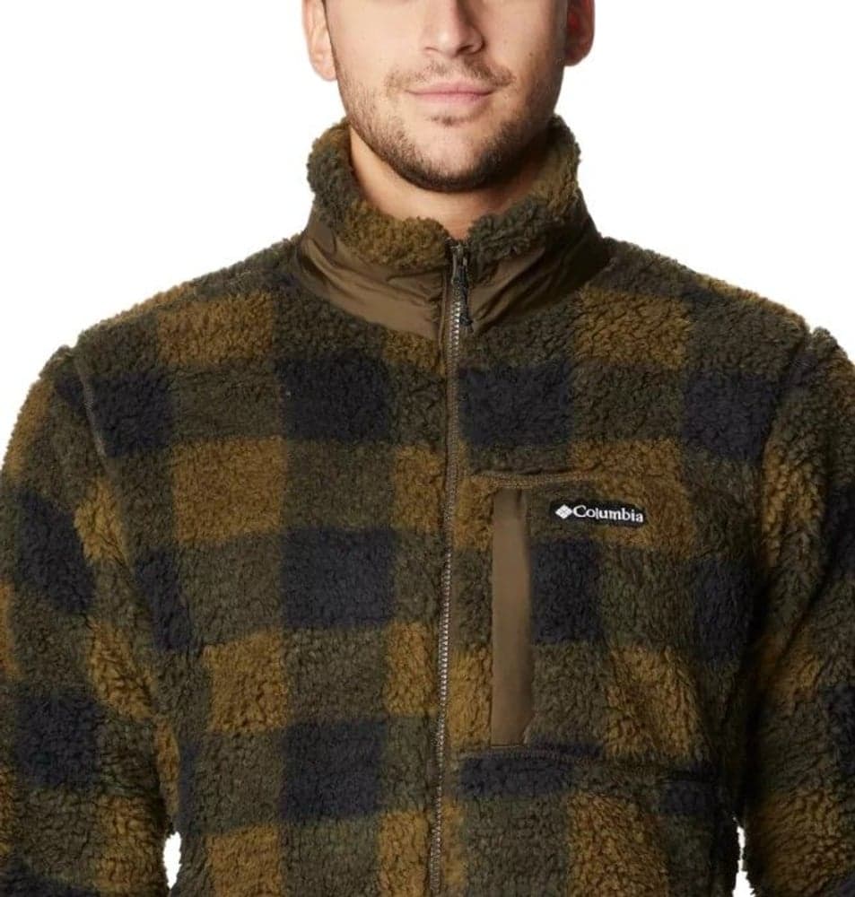 M's Winter Pass Sherpa Jacket Olive Green, view: 3