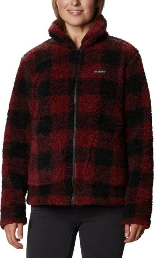 W's Winter Pass Sherpa Jacket Marsala Red, view: 0