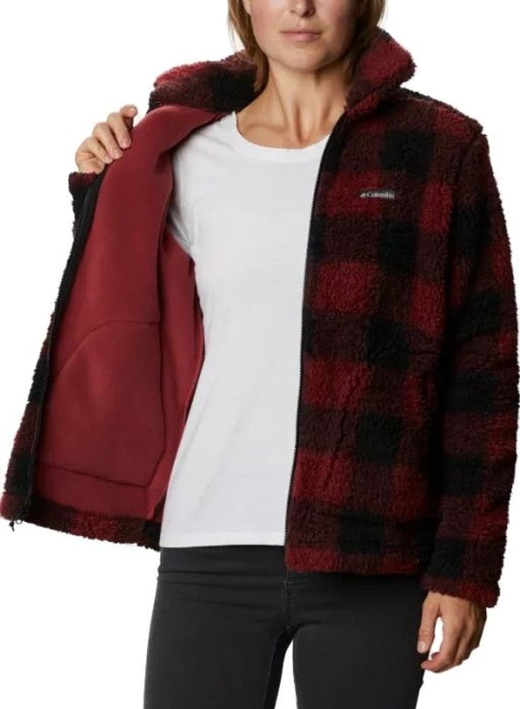 W's Winter Pass Sherpa Jacket Marsala Red, view: 3