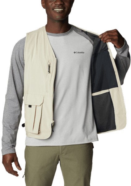 M's Silver Ridge Utility Vest Ancient Fossil, view: 0