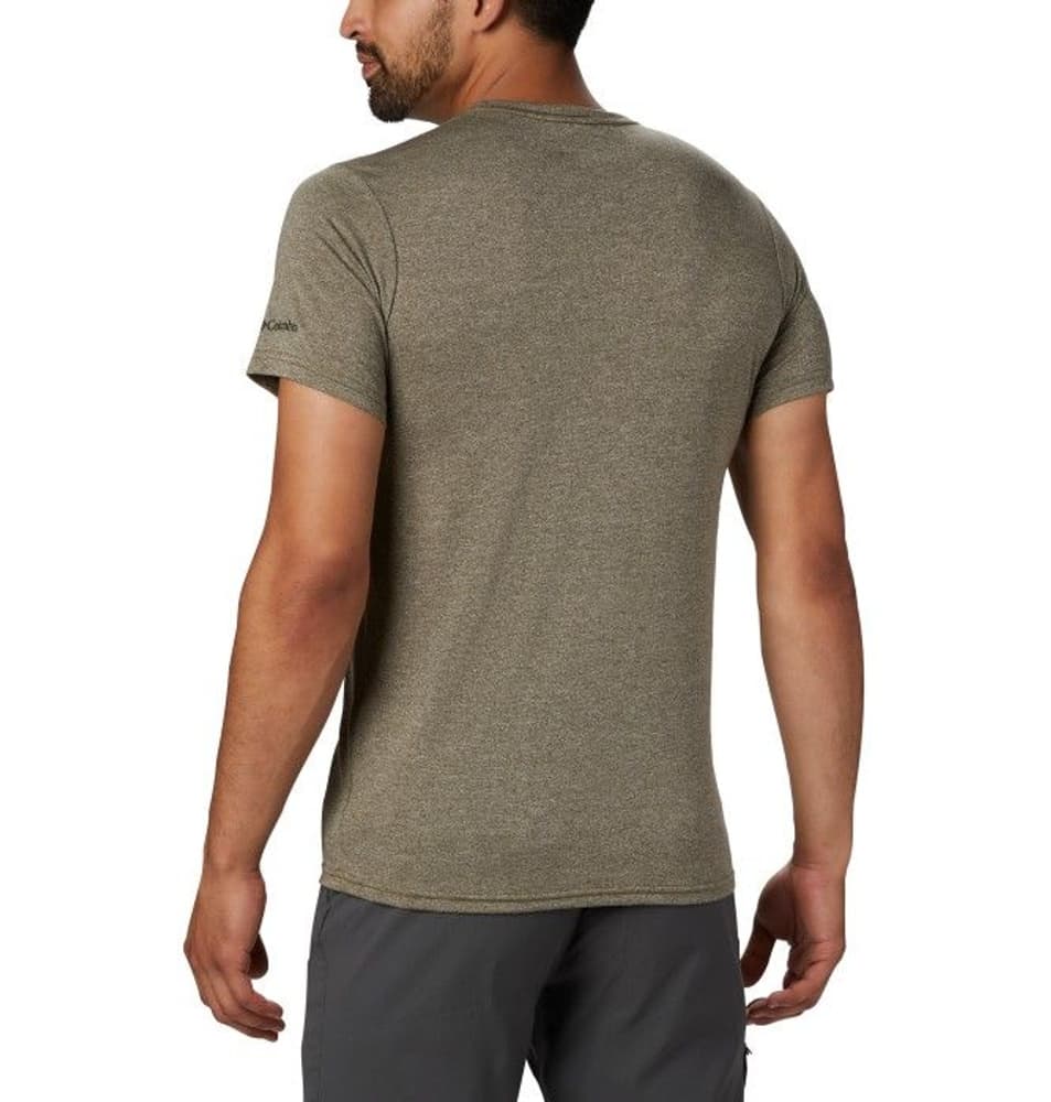 Terra Vale Short Sleeve Shirt New Olive Heather Grizzly Walk, view: 1