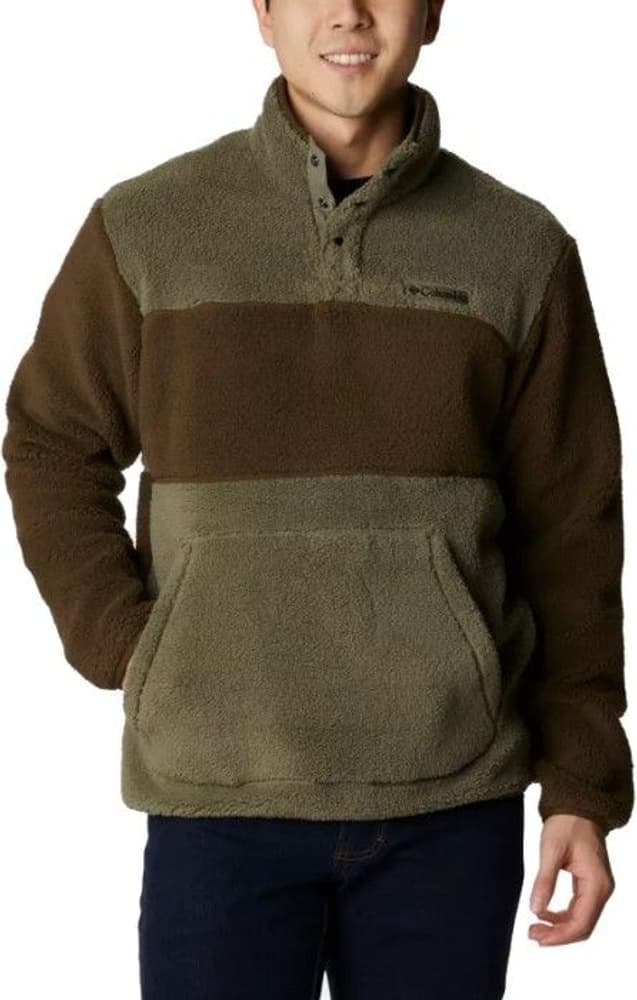M's Rugged Ridge Sherpa Half Snap Stone Green, view: 0