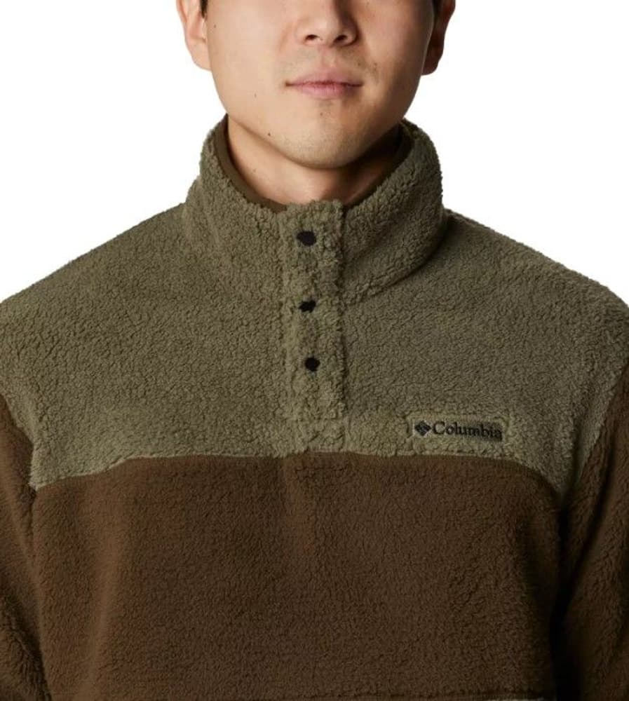 M's Rugged Ridge Sherpa Half Snap Stone Green, view: 4