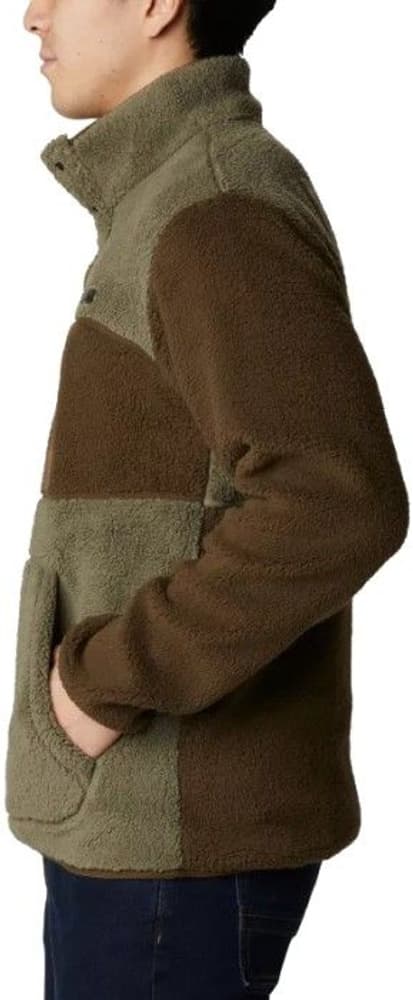 M's Rugged Ridge Sherpa Half Snap Stone Green, view: 2