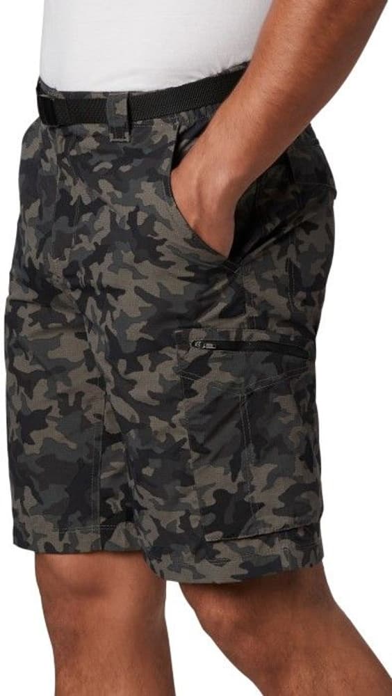 Silver Ridge Printed Cargo Short Black Camo, view: 3