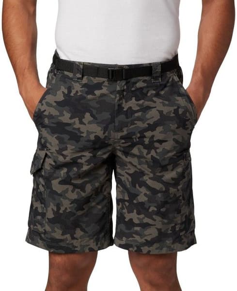 Silver Ridge Printed Cargo Short Black Camo, view: 0