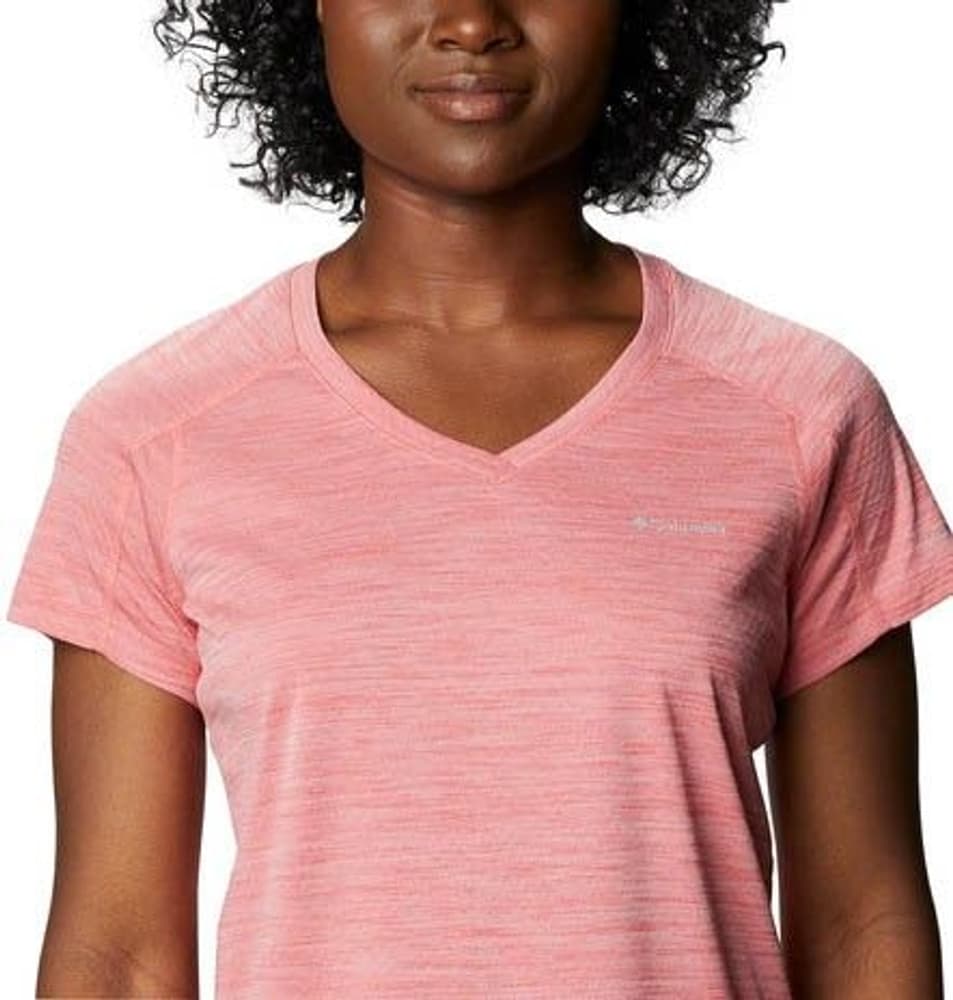 W's Zero Rules Short Sleeve Shirt Salmon Healther, view: 4