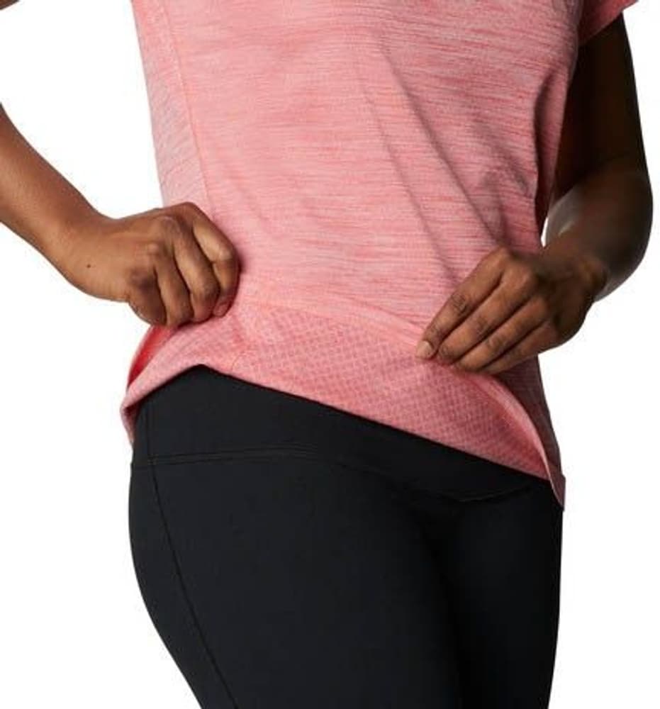 W's Zero Rules Short Sleeve Shirt Salmon Healther, view: 3