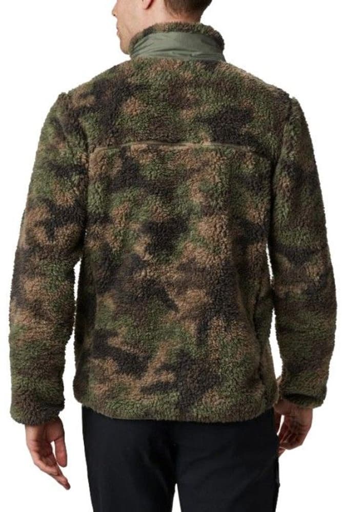 M's Winter Pass Print Fleece Full Zip Cypres Camo, view: 2