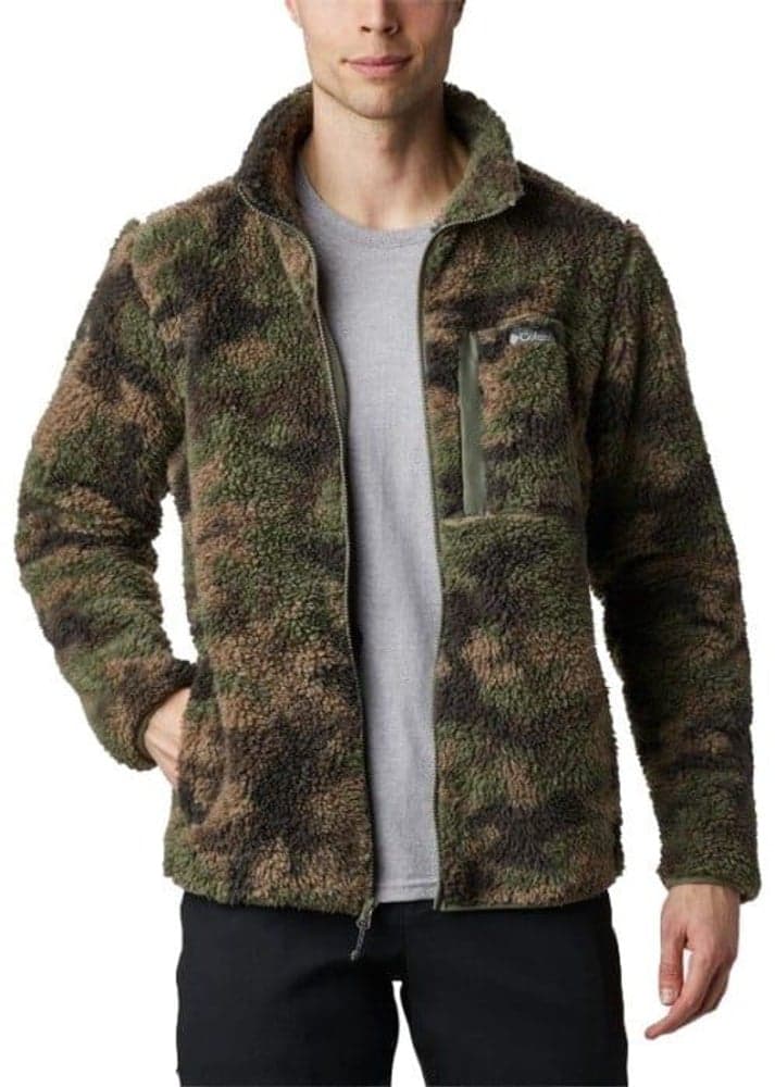 M's Winter Pass Print Fleece Full Zip Cypres Camo, view: 0