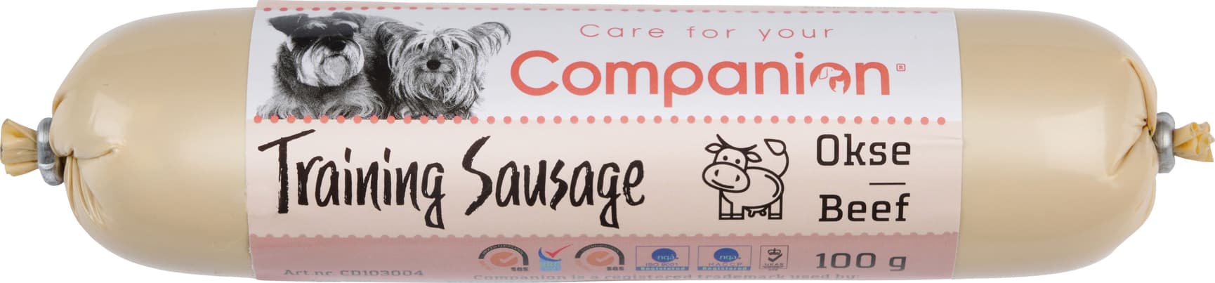 Training Sausage Beef 100 g, view: 0