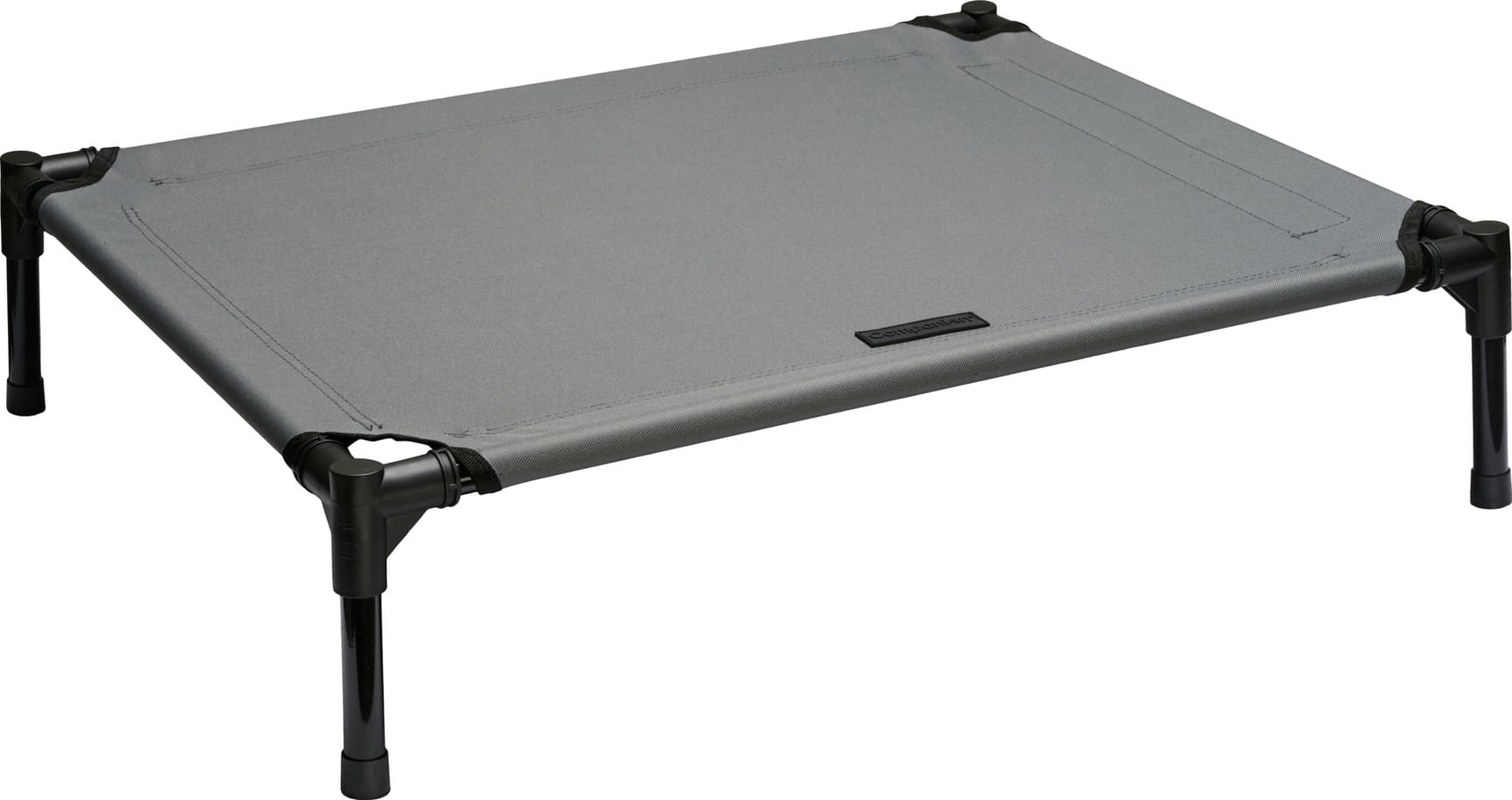 Folded Camping Bed 76x61x18 cm Grey, view: 0