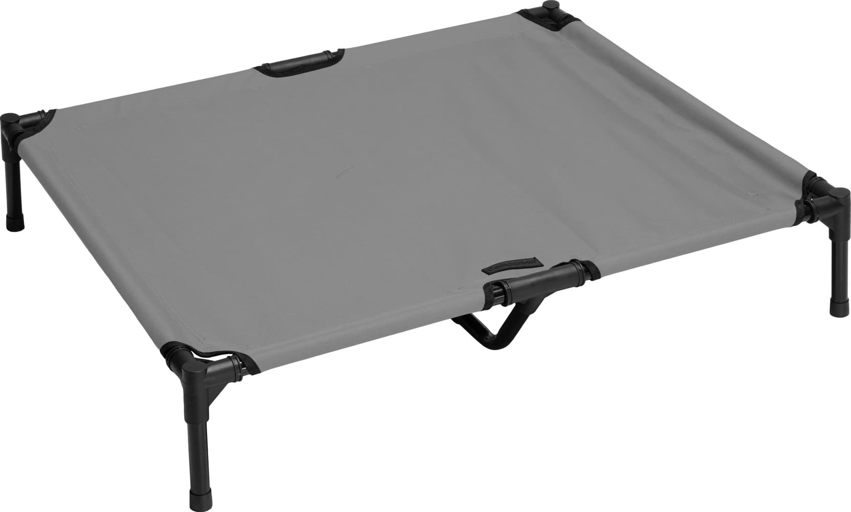Folded Camping Bed 91x76x18 cm Grey, view: 0
