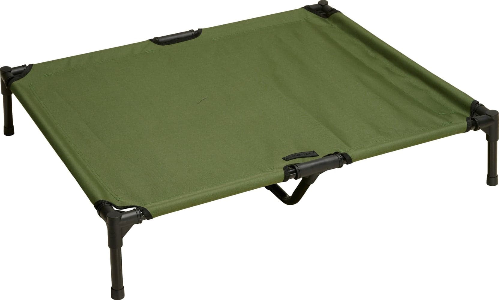 Folded Camping Bed 91x76x18 cm Green, view: 0