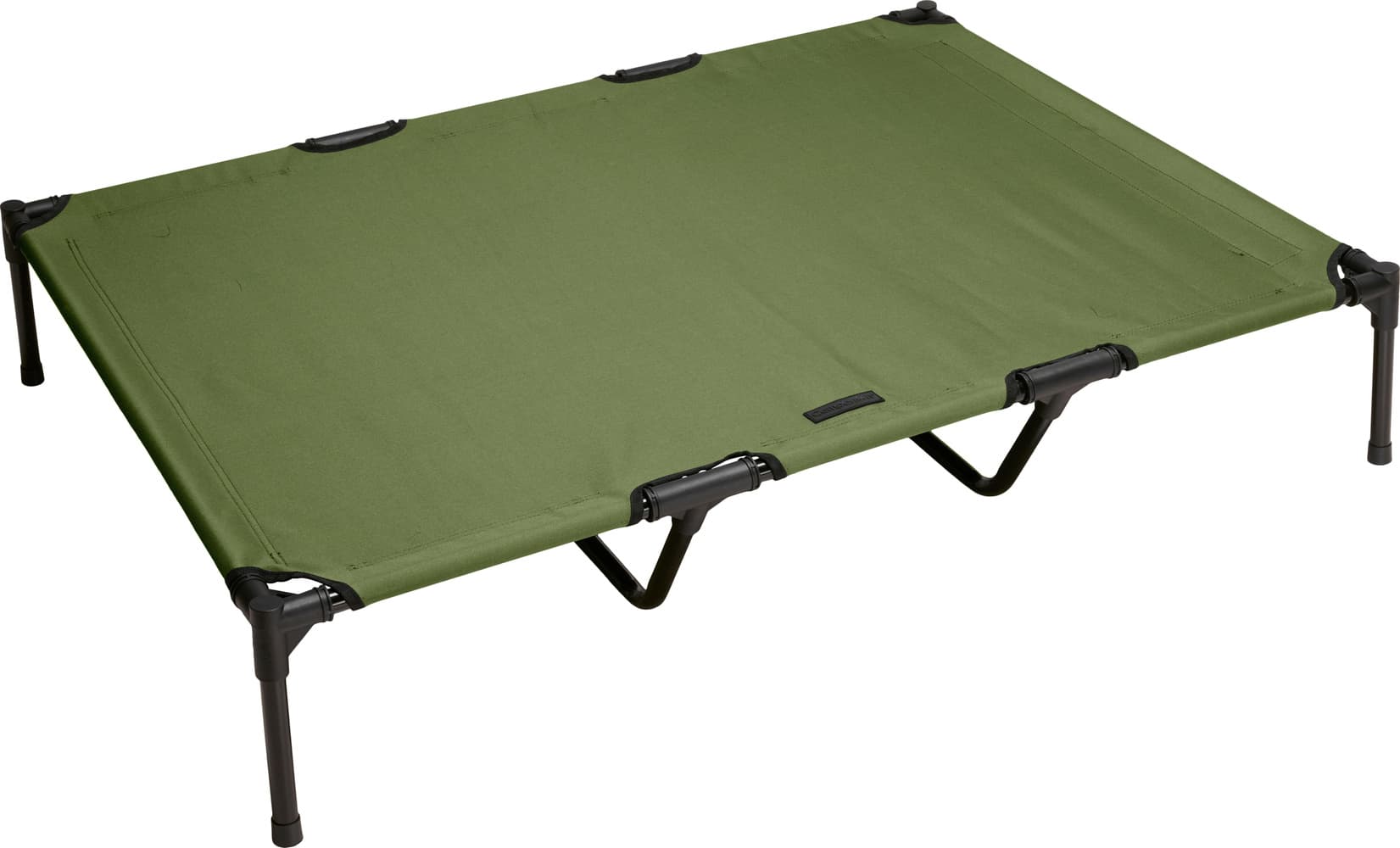 Folded Camping Bed 122x91x23 cm Green, view: 0