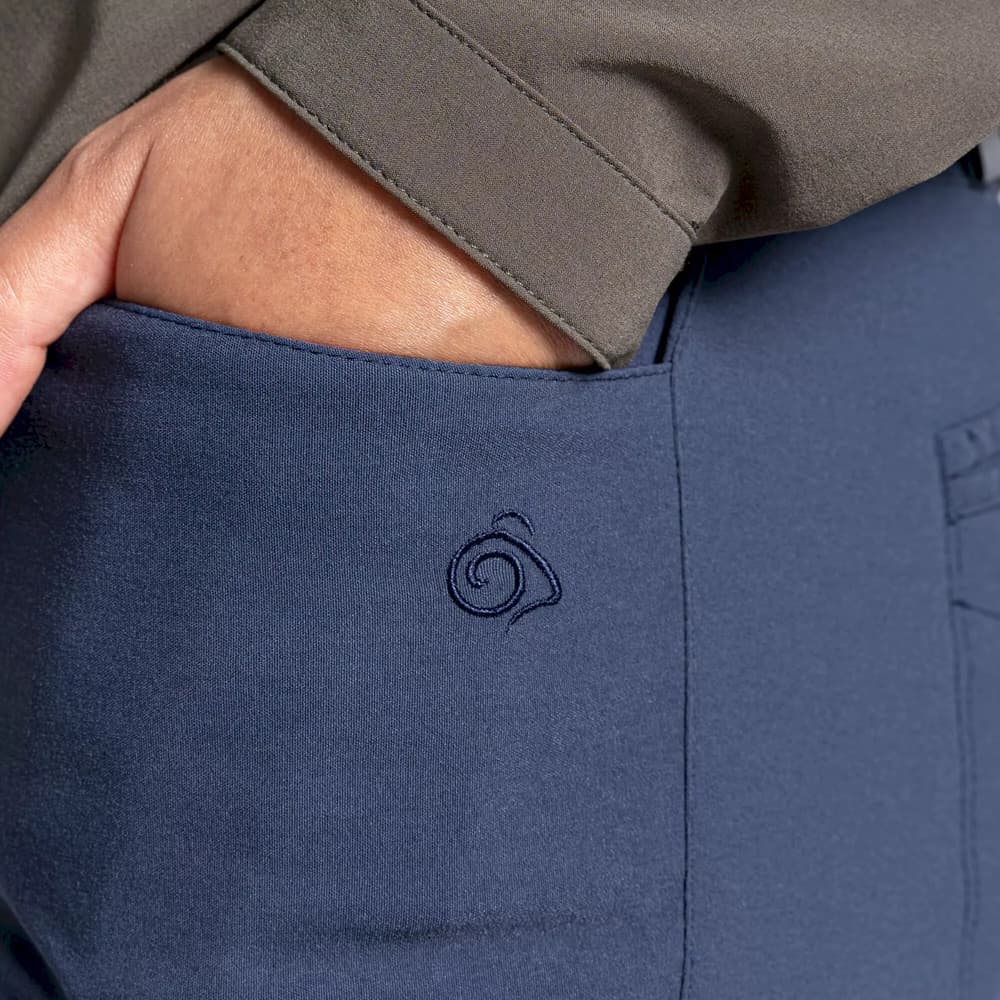 W's NosiLife Clara Cig Pants Dark Blue, view: 4