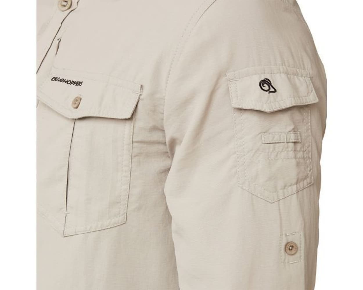 M's NosiLife Adventure LS Shirt Dark Khaki, view: 3