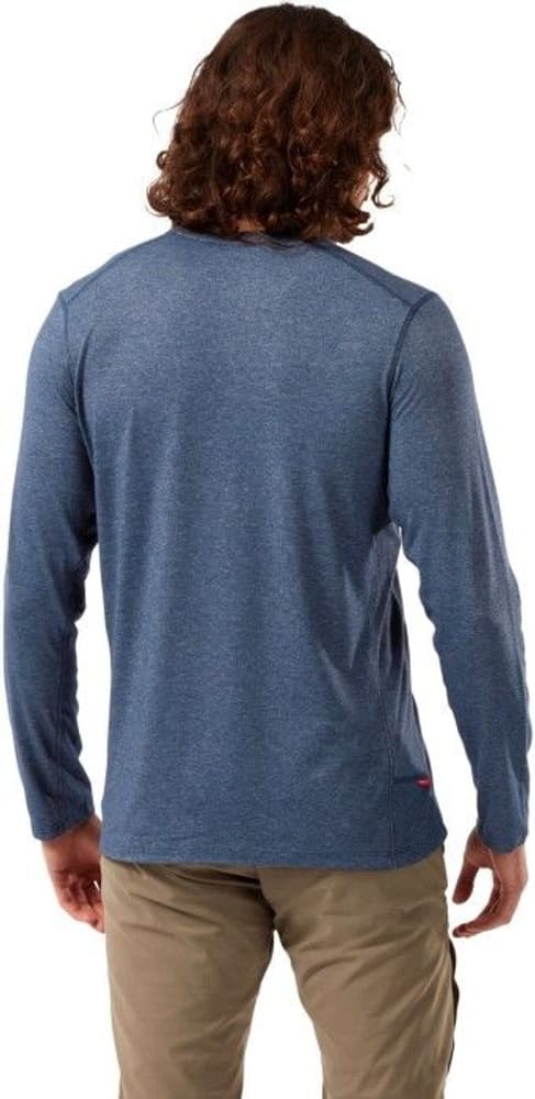 M's NosiLife Talen LS T-Shirt Soft Navy Marl, view: 2