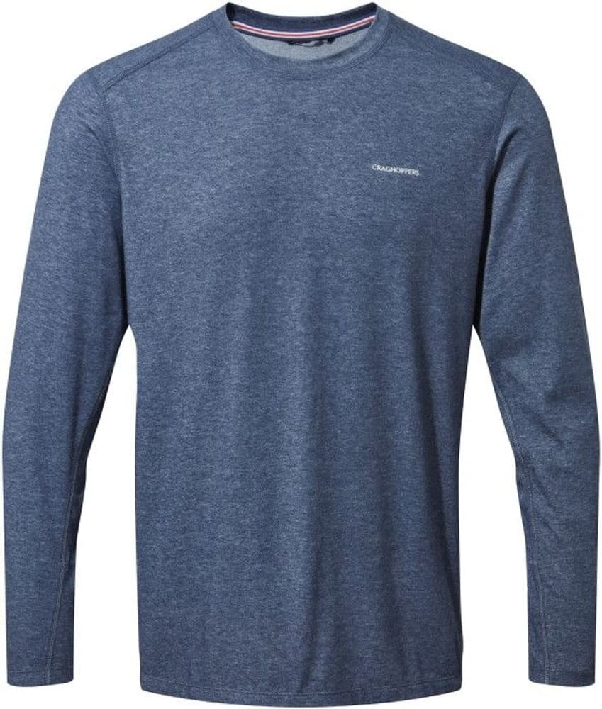 M's NosiLife Talen LS T-Shirt Soft Navy Marl, view: 0