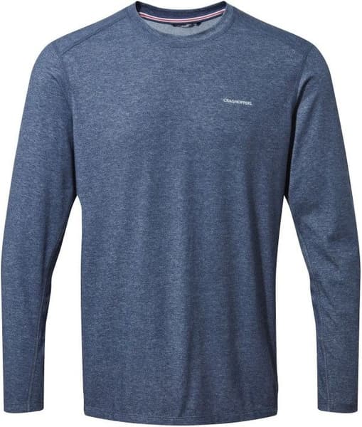 M's NosiLife Talen LS T-Shirt Soft Navy Marl, view: 0