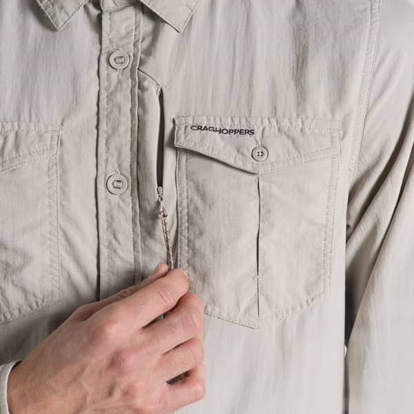 M's NosiLife Adventure III LS Shirt Parchment, view: 5