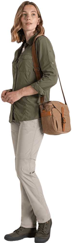 W's NosiLife Adventure LS Shirt III Wild Olive, view: 6