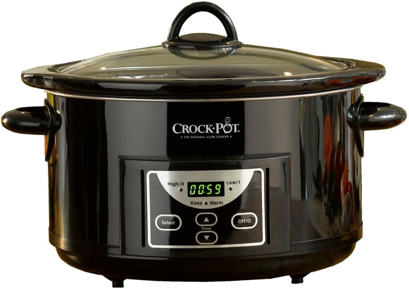 Slowcooker 4,7 L Timer Svart, view: 0