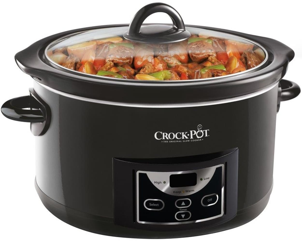 Slowcooker 4,7 L Timer Svart, view: 1