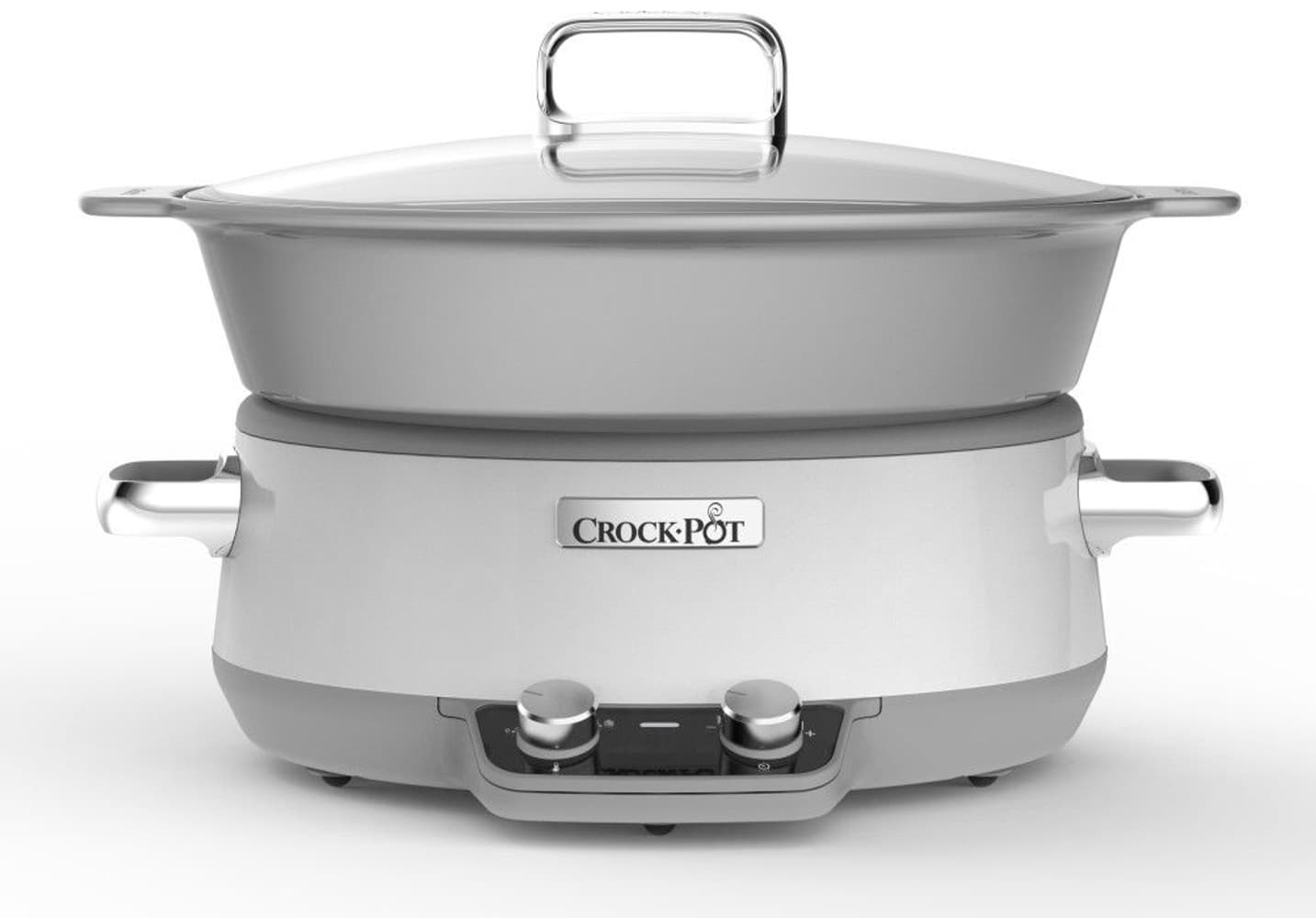 Slowcooker 6 L One Pot Cooking Duraceramic med Timer Vit, view: 0