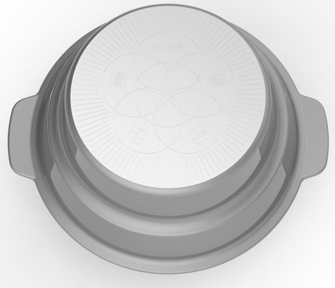 Slowcooker 6 L One Pot Cooking Duraceramic med Timer Vit, view: 2